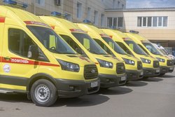 Автопарк томской «скорой помощи» пополнили 10 новых автомобилей